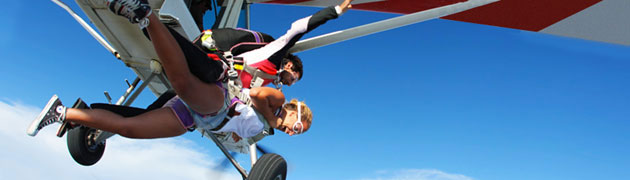 Saut en parachute — saut en parachute tandem, Suisse romande