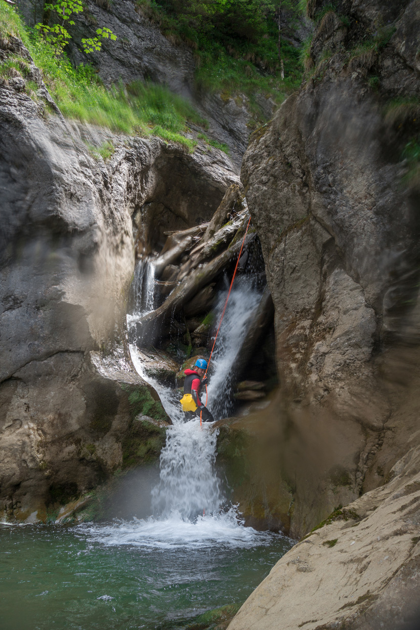 Canyoning & Rando aquatique — participants en rando aquatique, Suisse romande