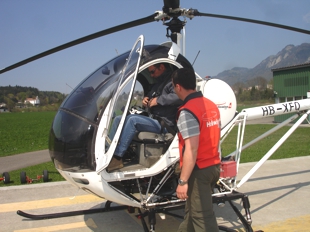 Piloter un hélicoptère — vol en hélicoptère, Suisse romande