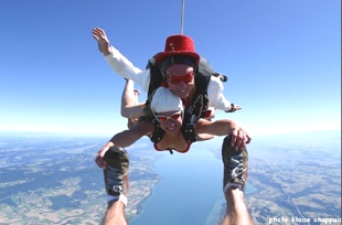 Saut en parachute — saut en parachute tandem, Suisse romande