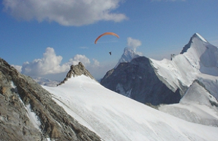 Parapente biplace — vol en parapente biplace, Suisse romande