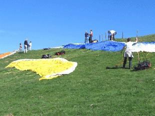 Parapente biplace — vol en parapente biplace, Suisse romande