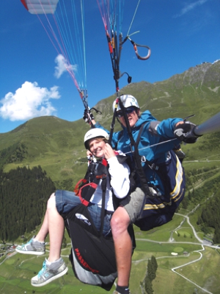 Parapente biplace — vol en parapente biplace, Suisse romande