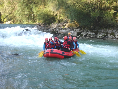 Rafting — descente en rafting sur la Sarine, Suisse romande