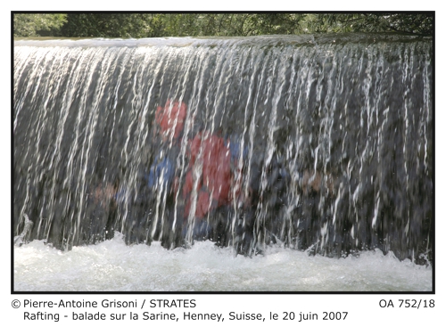 Rafting — descente en rafting sur la Sarine, Suisse romande