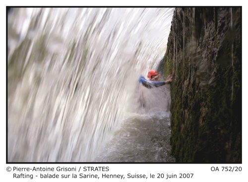 Rafting — descente en rafting sur la Sarine, Suisse romande
