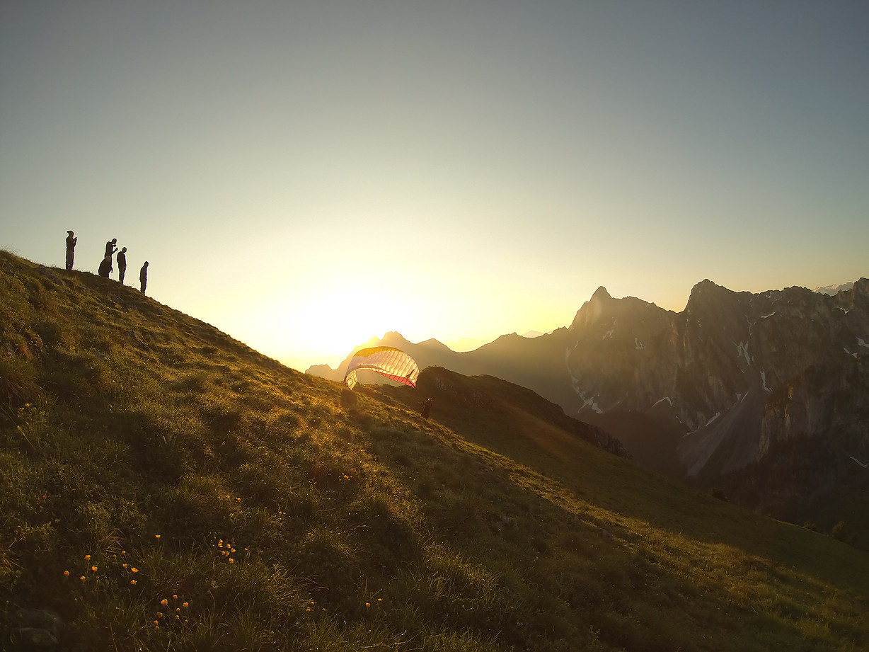 Parapente biplace — vol en parapente biplace, Suisse romande